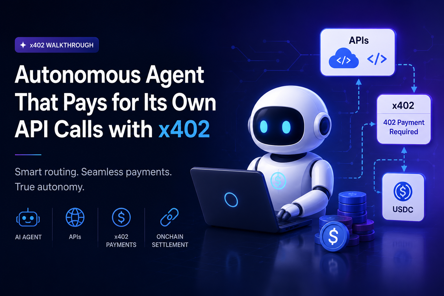 Building an Autonomous Agent That Pays for Its Own API Calls: A Smart Routing + x402 Walkthrough