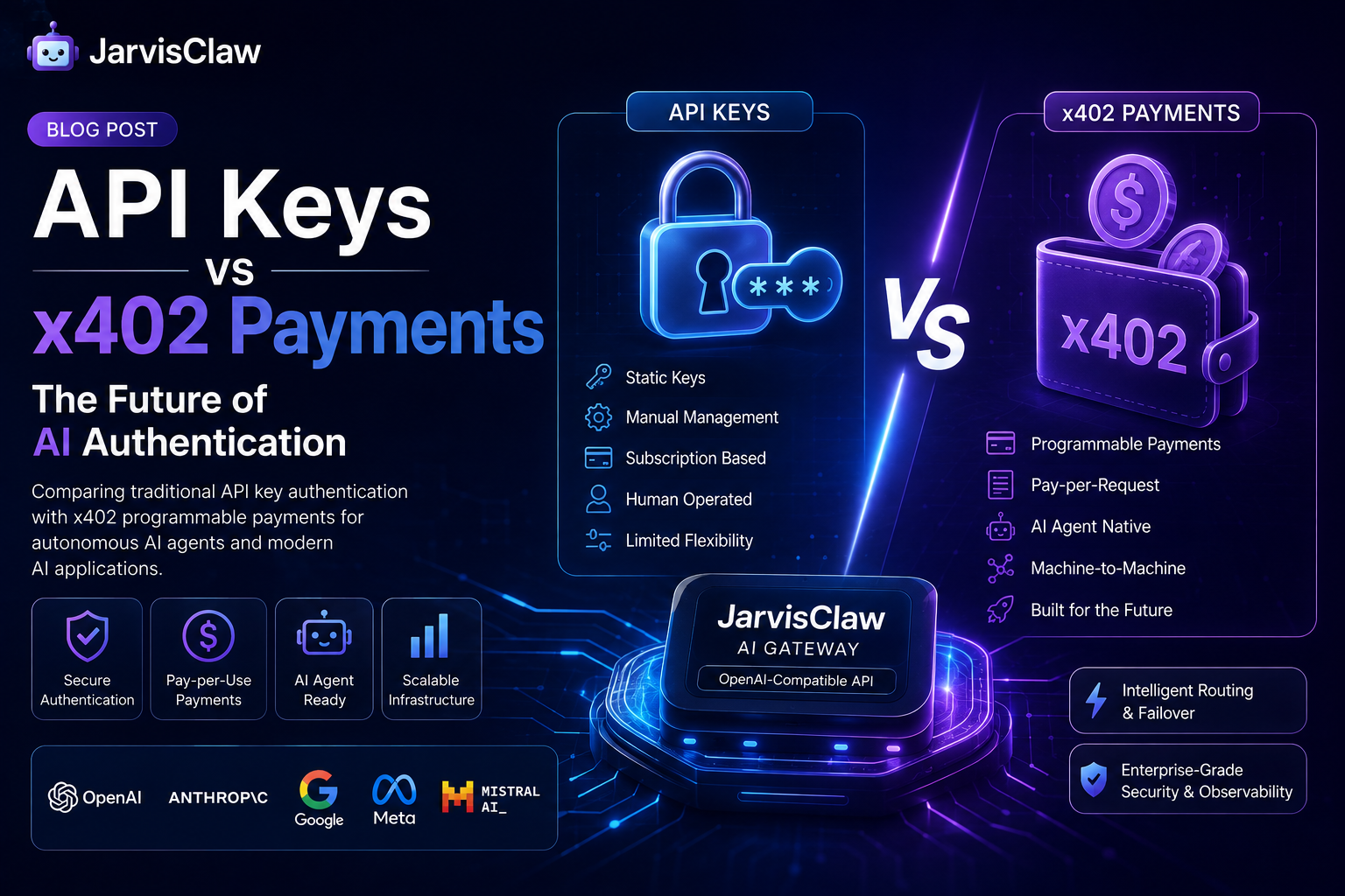 API Keys vs x402 Payments: The Future of AI Authentication