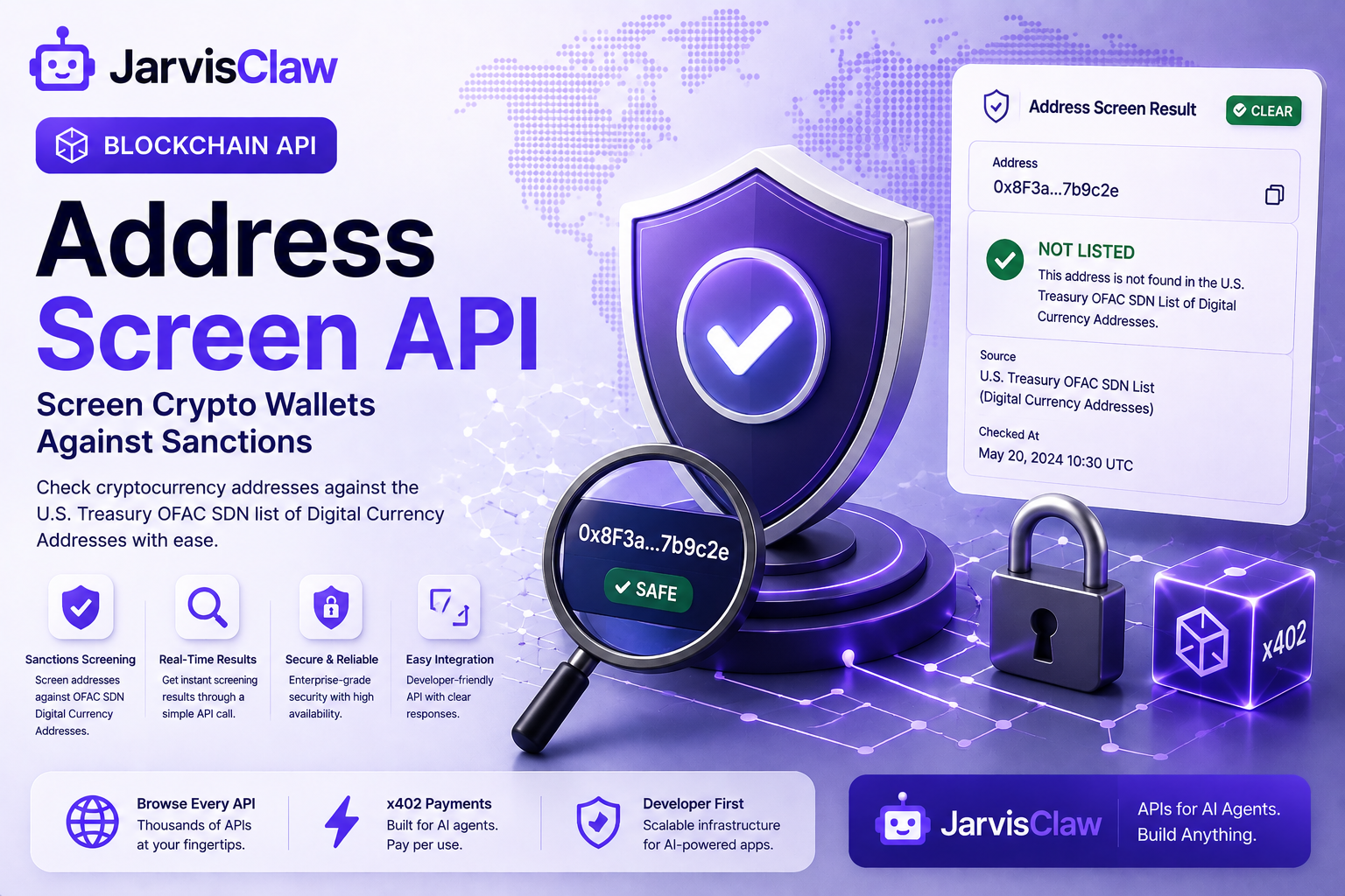 Address Screen API: How AI Agents Can Screen Crypto Wallets Against Sanctions